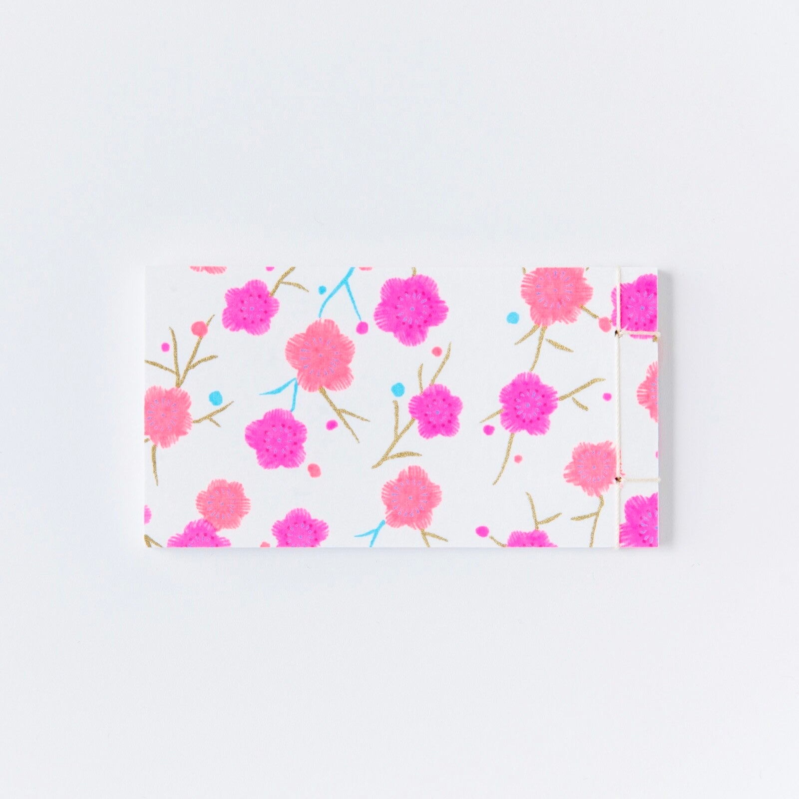 Neon Ume (Plum Blossom) Washi Memo Pad • Yuzen Washi