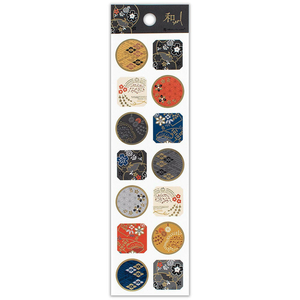 Japanese Floral Seal Style • Sticker Sheet