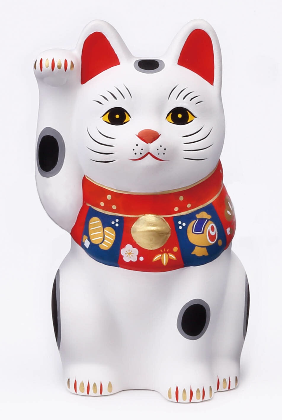 White Maneki Neko • Ceramic Statue Decor
