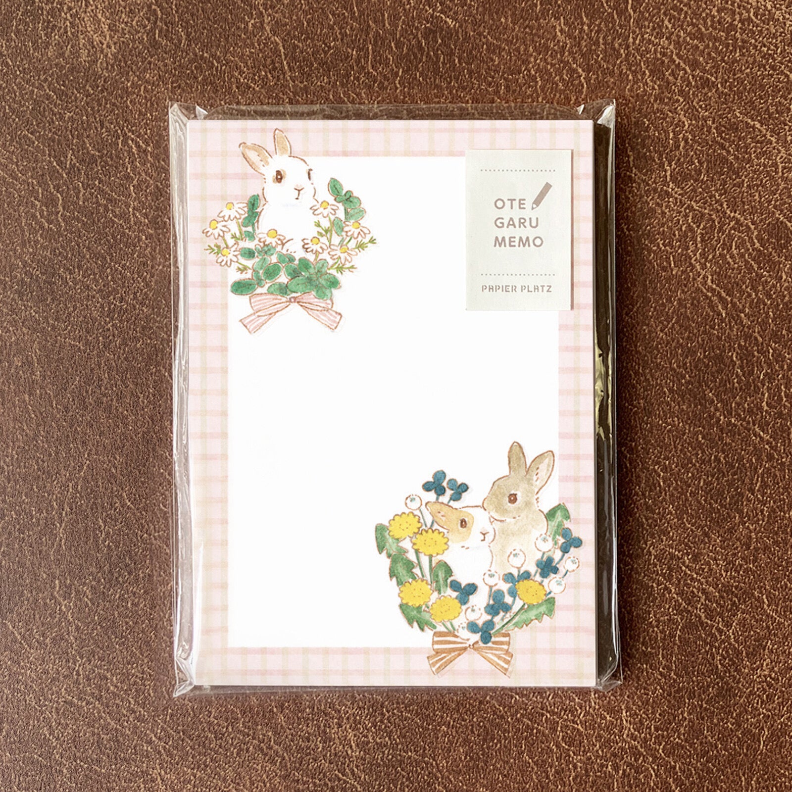 Floral Bunnies Memo Pad • Schinako