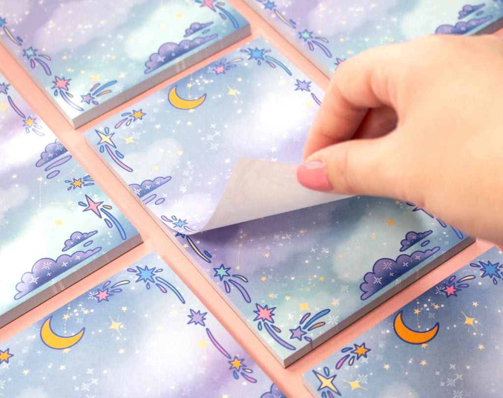 Celestial Galaxy Notepad • Unicorn Eclipse