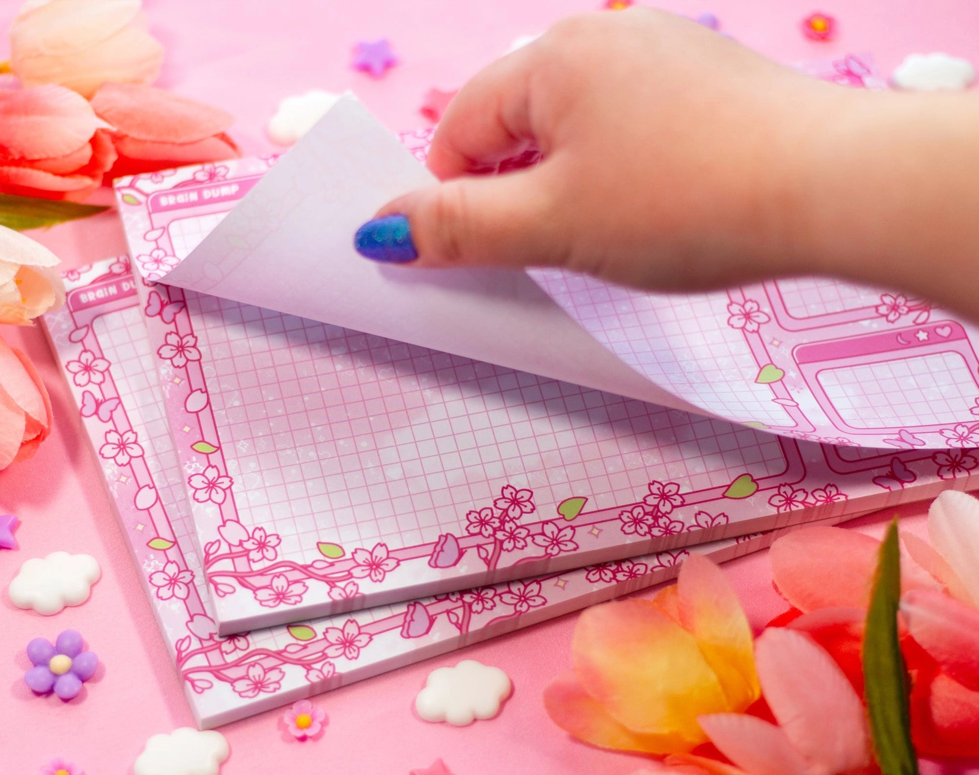 Sakura Brain Dump Notepad • Unicorn Eclipse