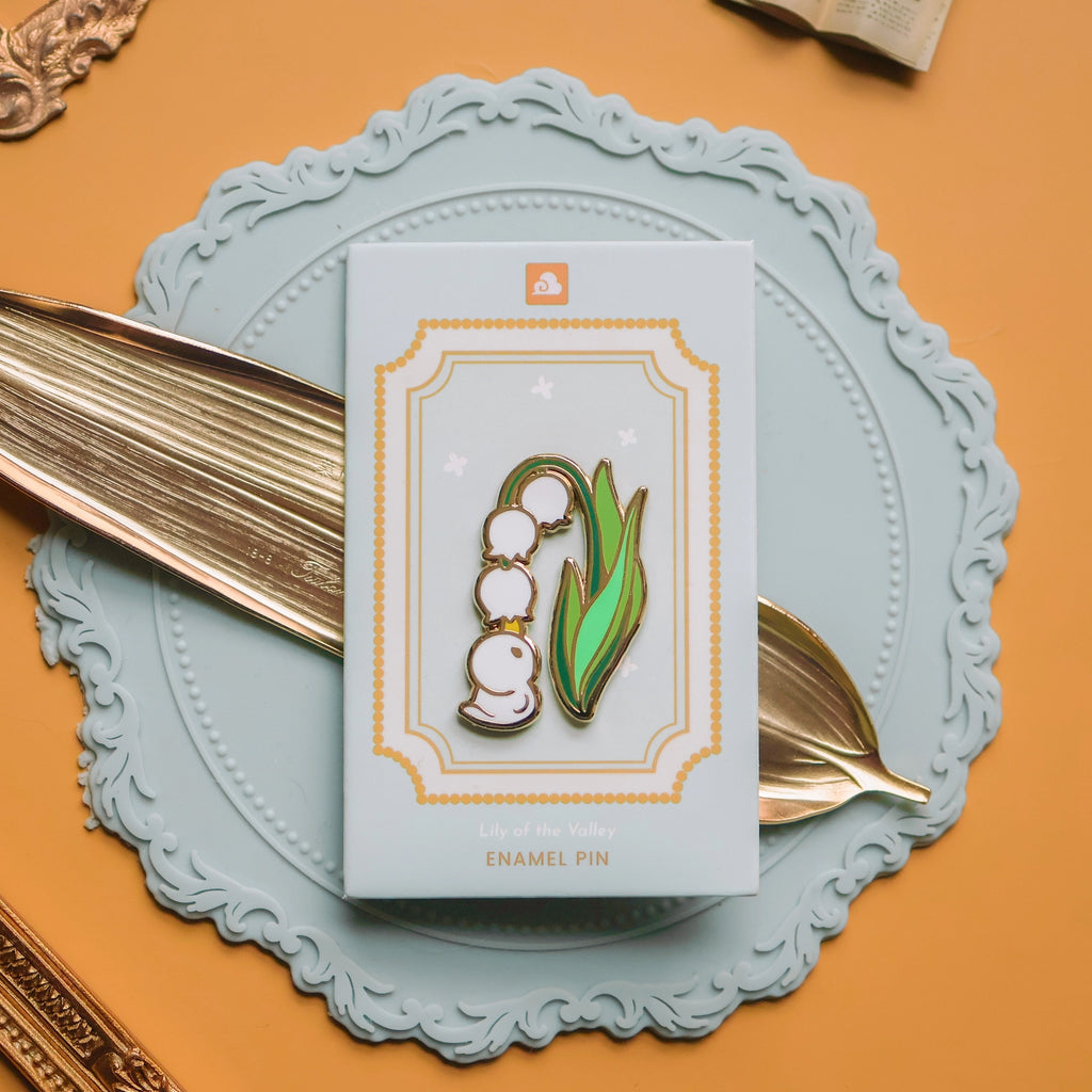 Lily of the Valley Duckie • Enamel Pin • Thousand Skies
