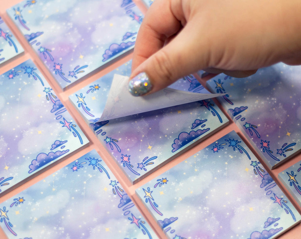 Celestial Galaxy Sticky Notes • Unicorn Eclipse