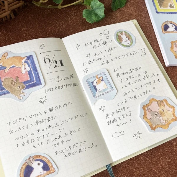 Frame Bunnies Memo Pad • Schinako