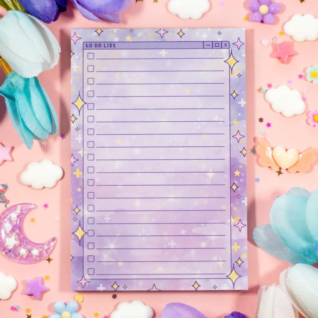 Magical Sparkles Notepad • Unicorn Eclipse