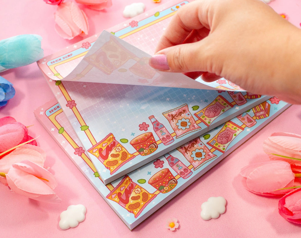 Mini Mart Brain Dump Notepad • Unicorn Eclipse