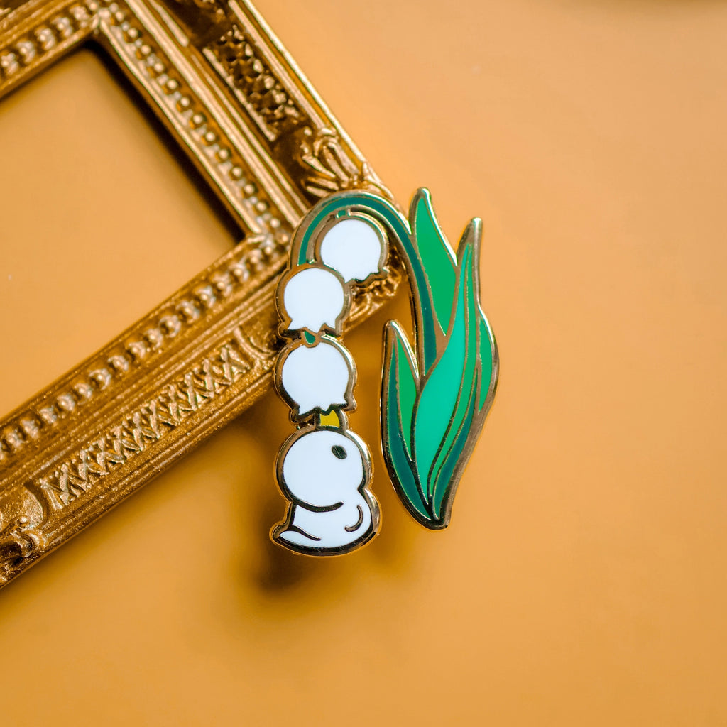 Lily of the Valley Duckie • Enamel Pin • Thousand Skies