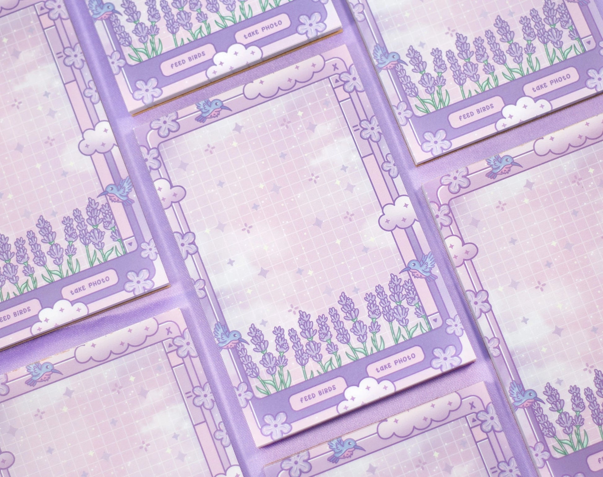 Lavender Dreams Notepad • Unicorn Eclipse