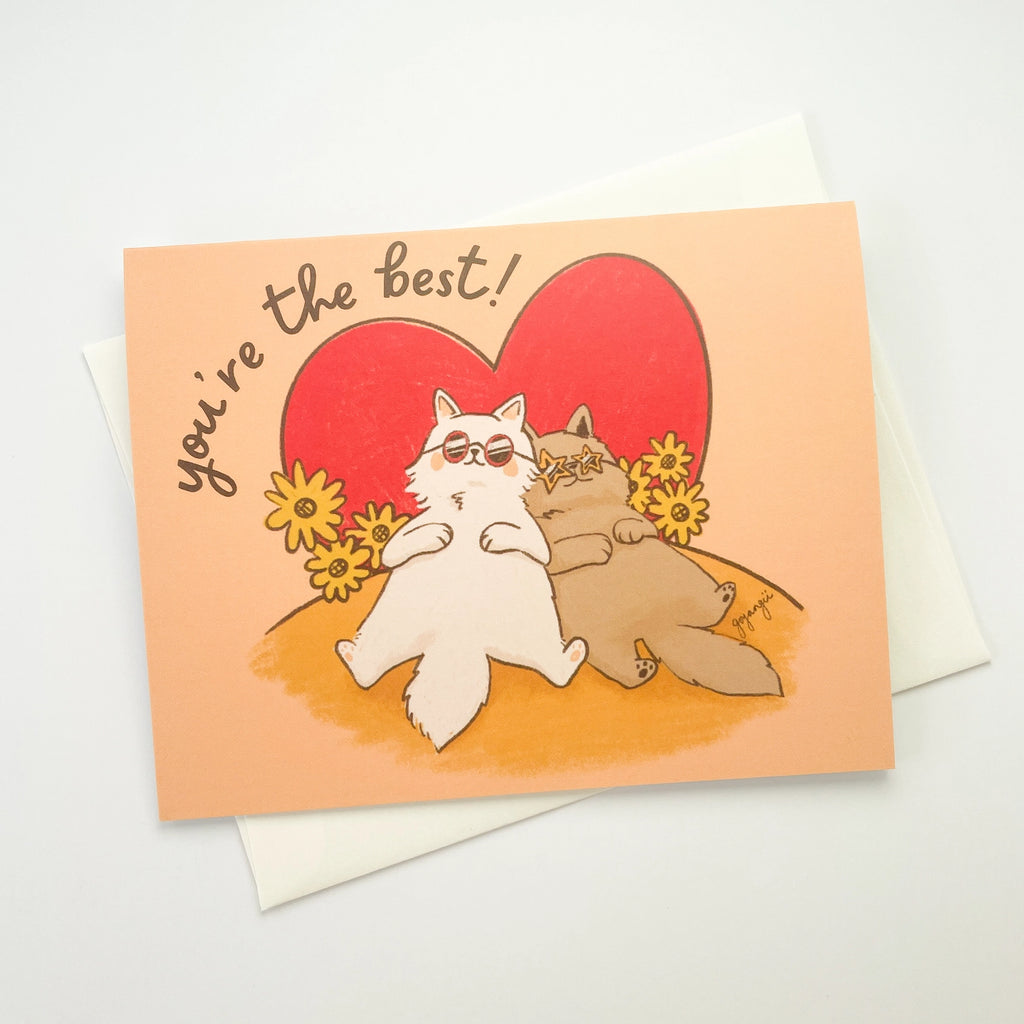 You’re The Best! Greeting Card • goyangii