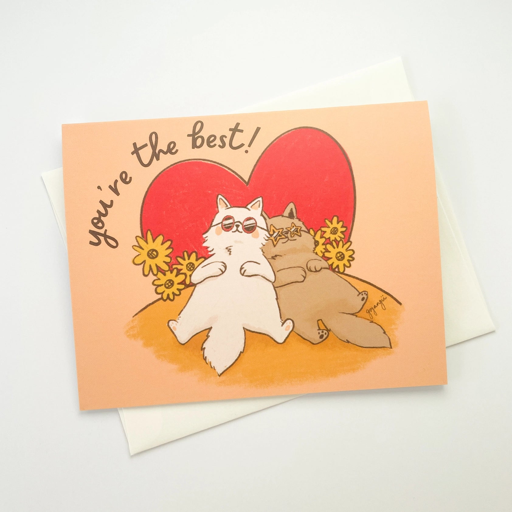 You’re The Best! Greeting Card • goyangii