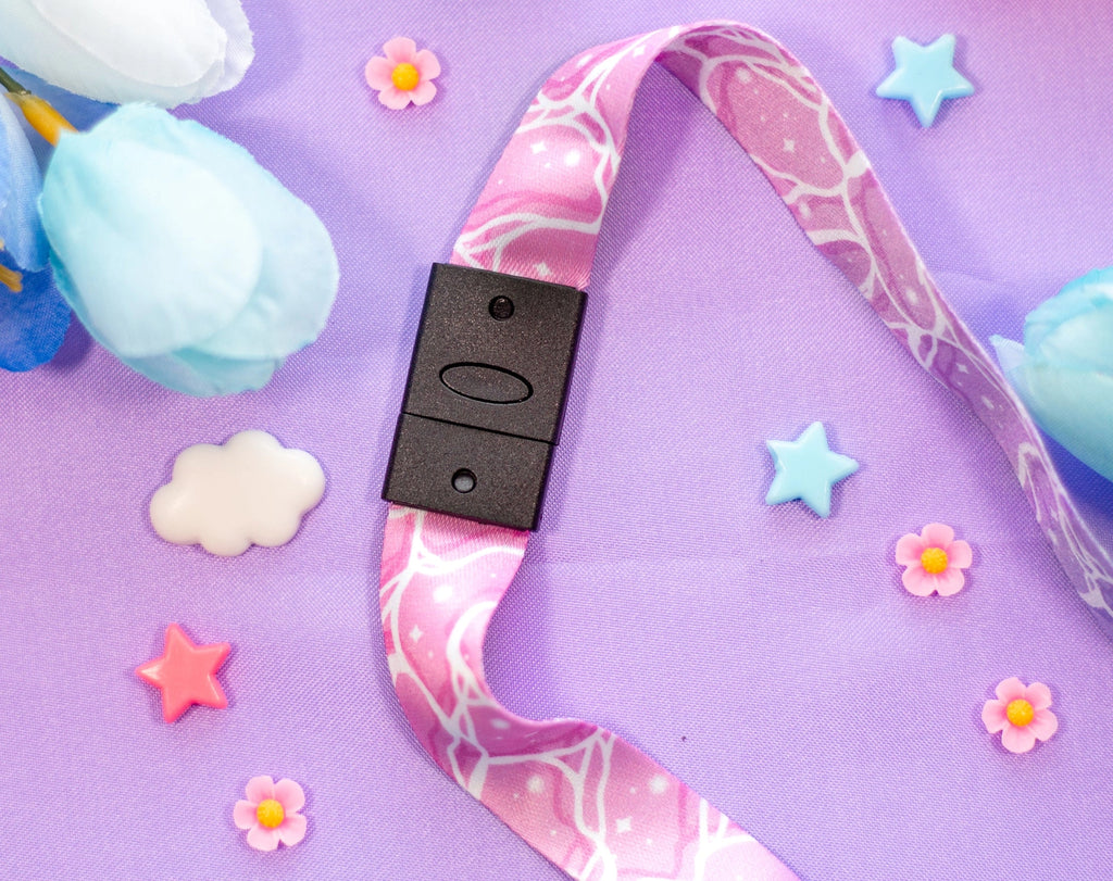 Vaporwave Waters Lanyard • Unicorn Eclipse
