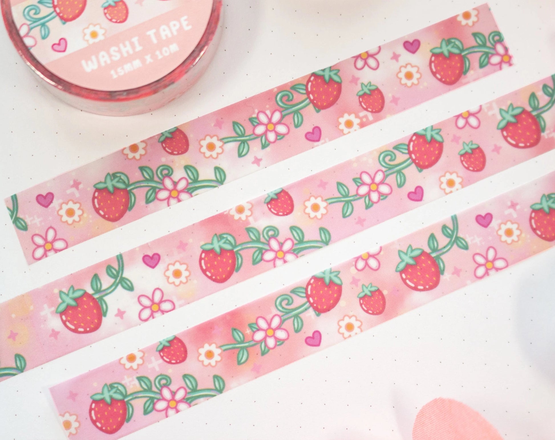 Sweet Strawberries • Washi Tape • Unicorn Eclipse
