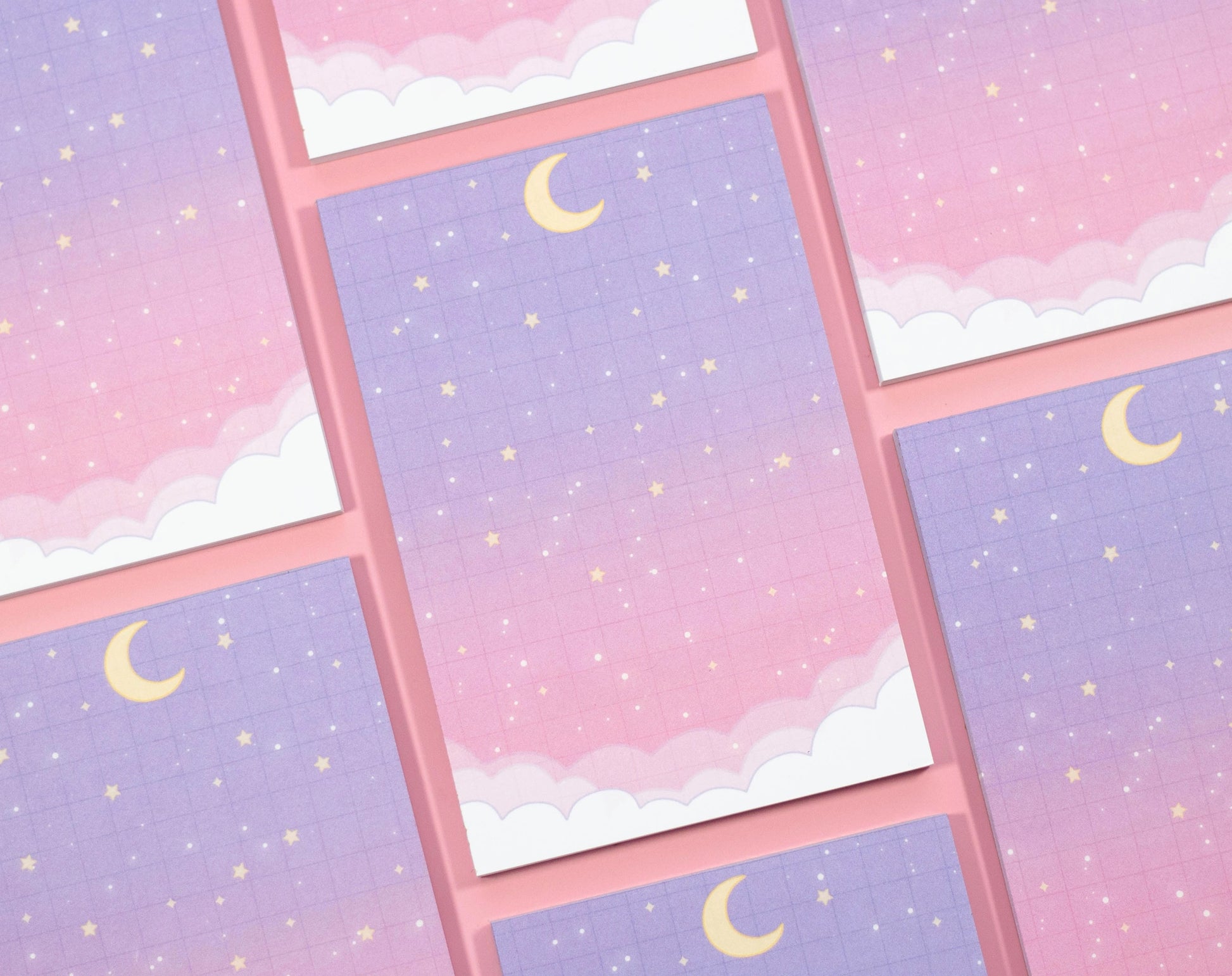 Starry Clouds Notepad • Unicorn Eclipse