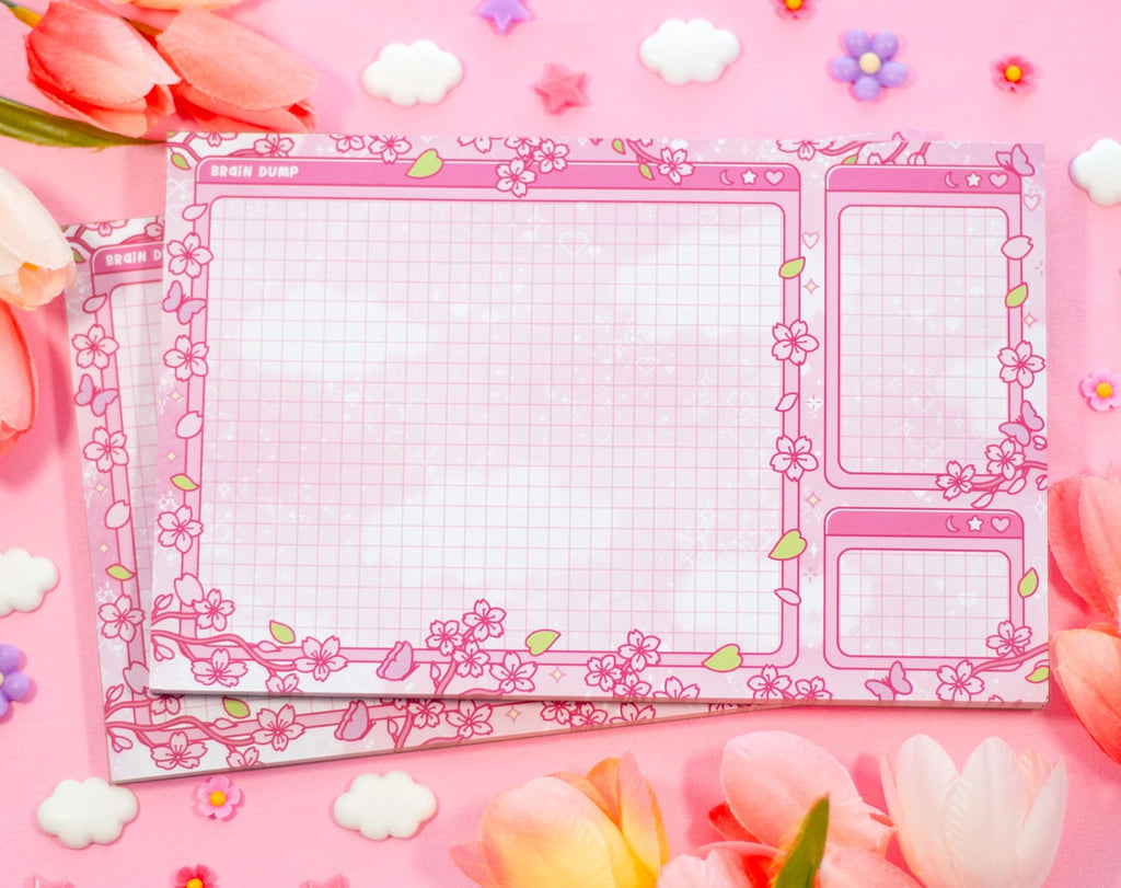 Sakura Brain Dump Notepad • Unicorn Eclipse