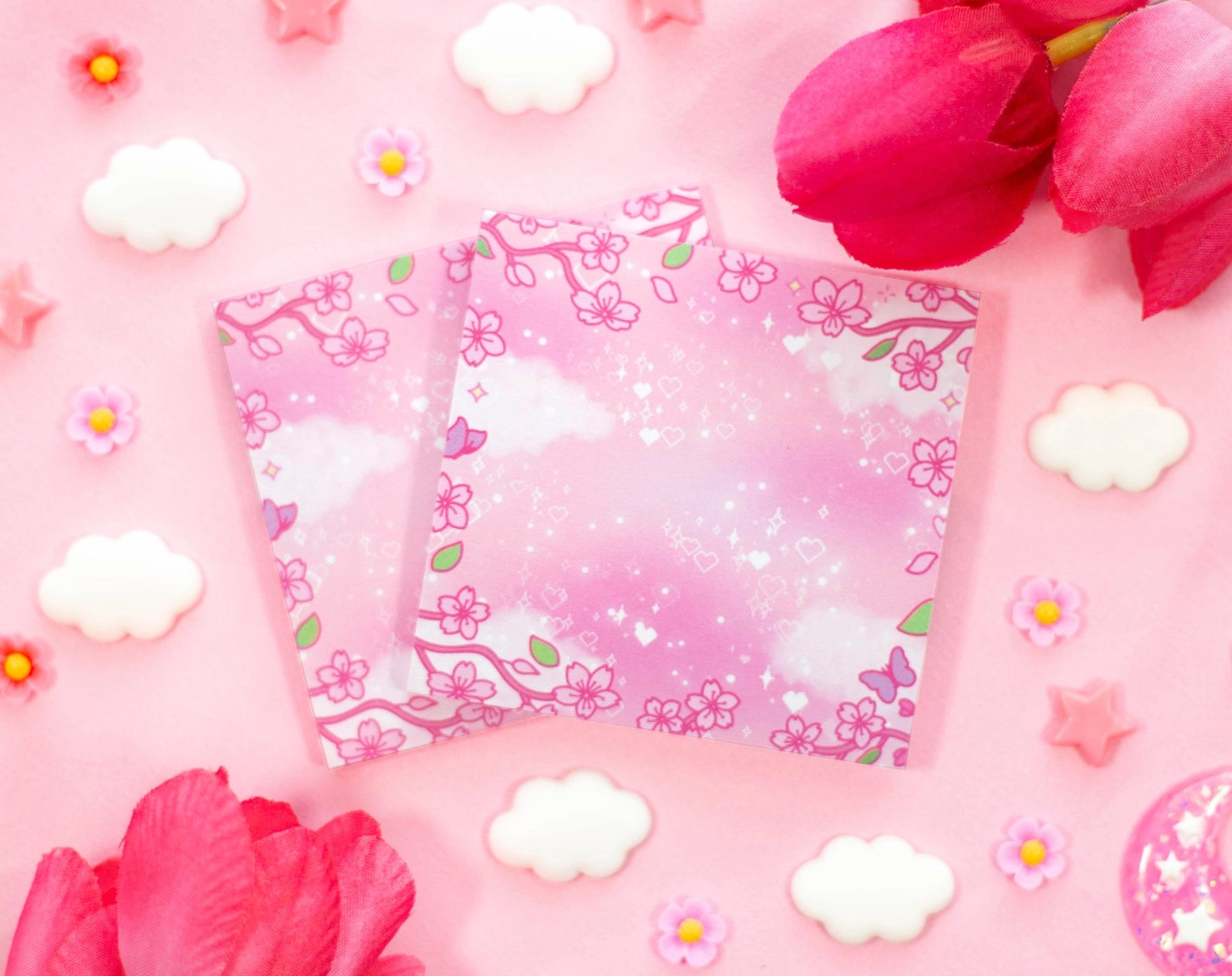 Sakura Sticky Notes • Unicorn Eclipse