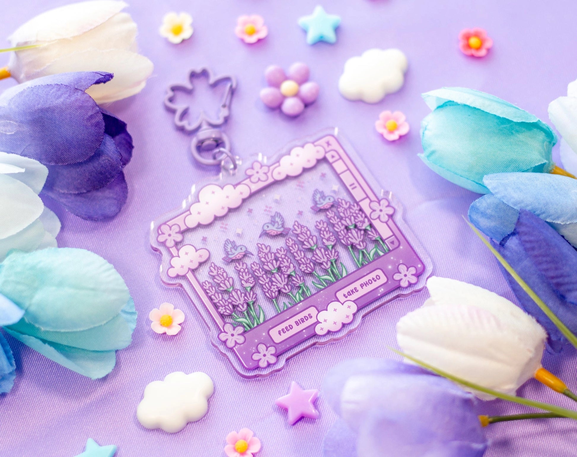 Lavender Dreams Keychain • Unicorn Eclipse