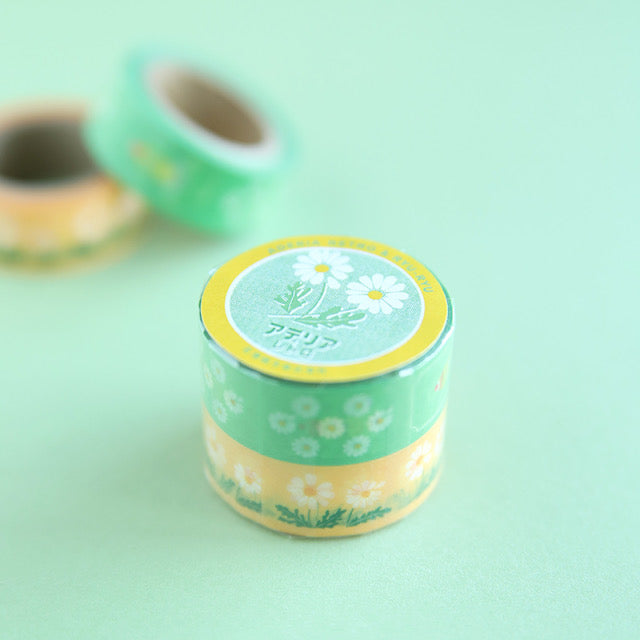 Daisy / Cosmos Classic Retro 2 Washi Set • Aderia Retro