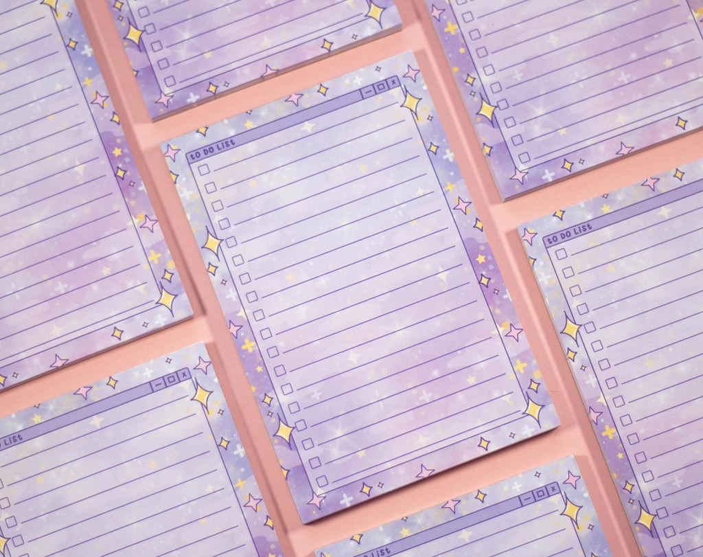 Magical Sparkles Notepad • Unicorn Eclipse
