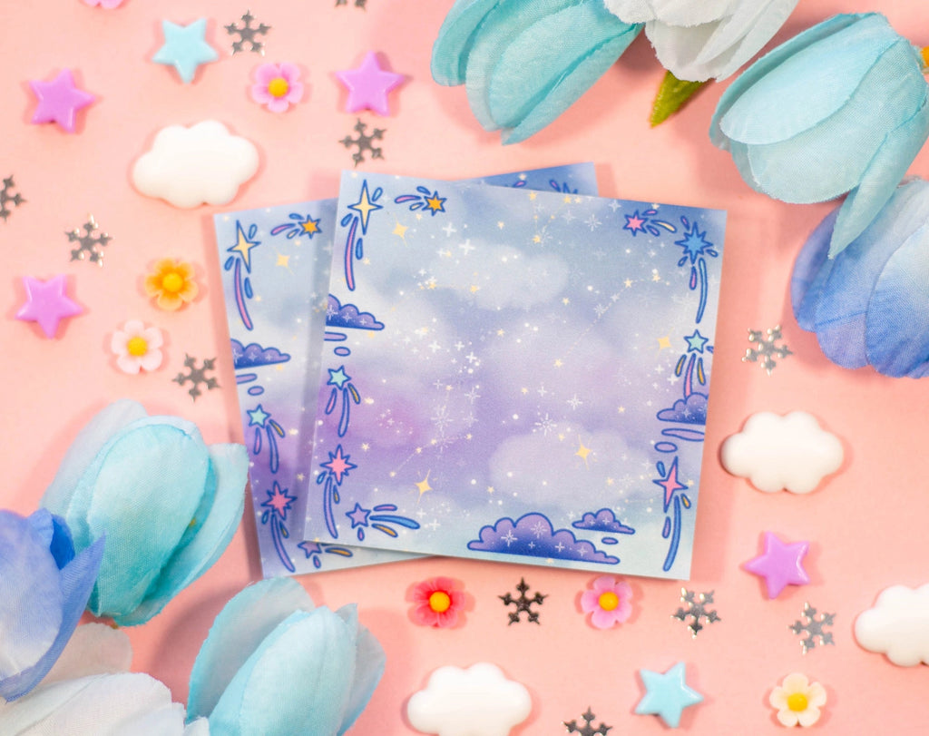 Celestial Galaxy Sticky Notes • Unicorn Eclipse