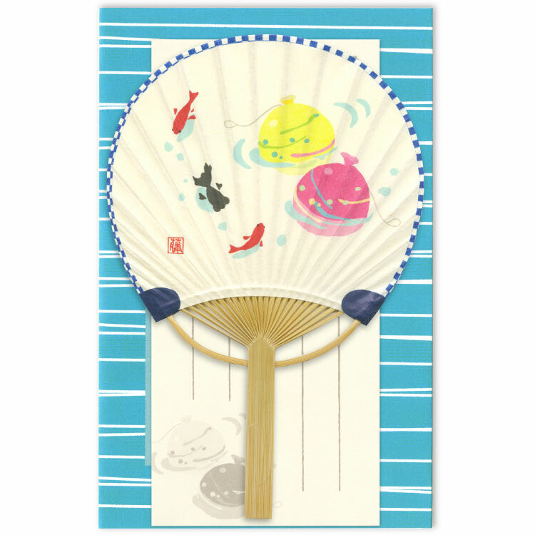 Summer Goldfish Uchiwa Unique Card Set • ACTIVECORP