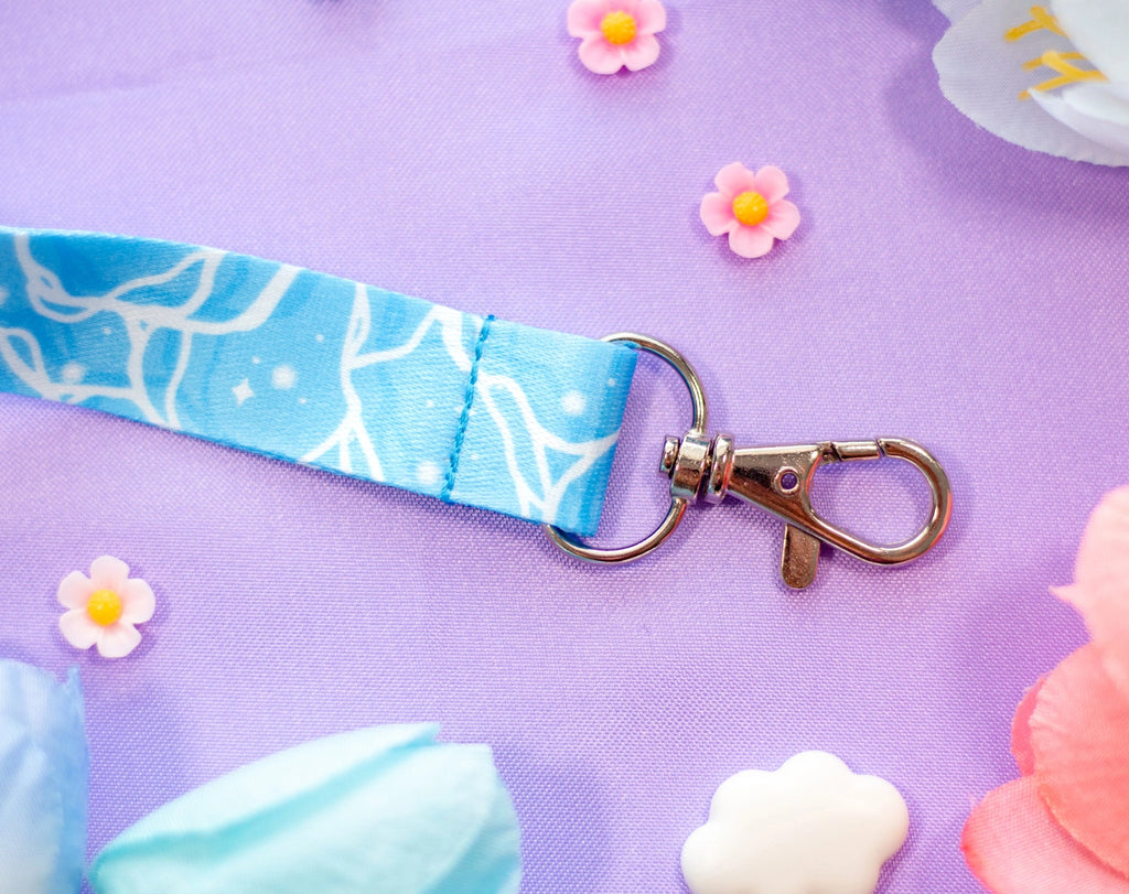 Vaporwave Waters Lanyard • Unicorn Eclipse