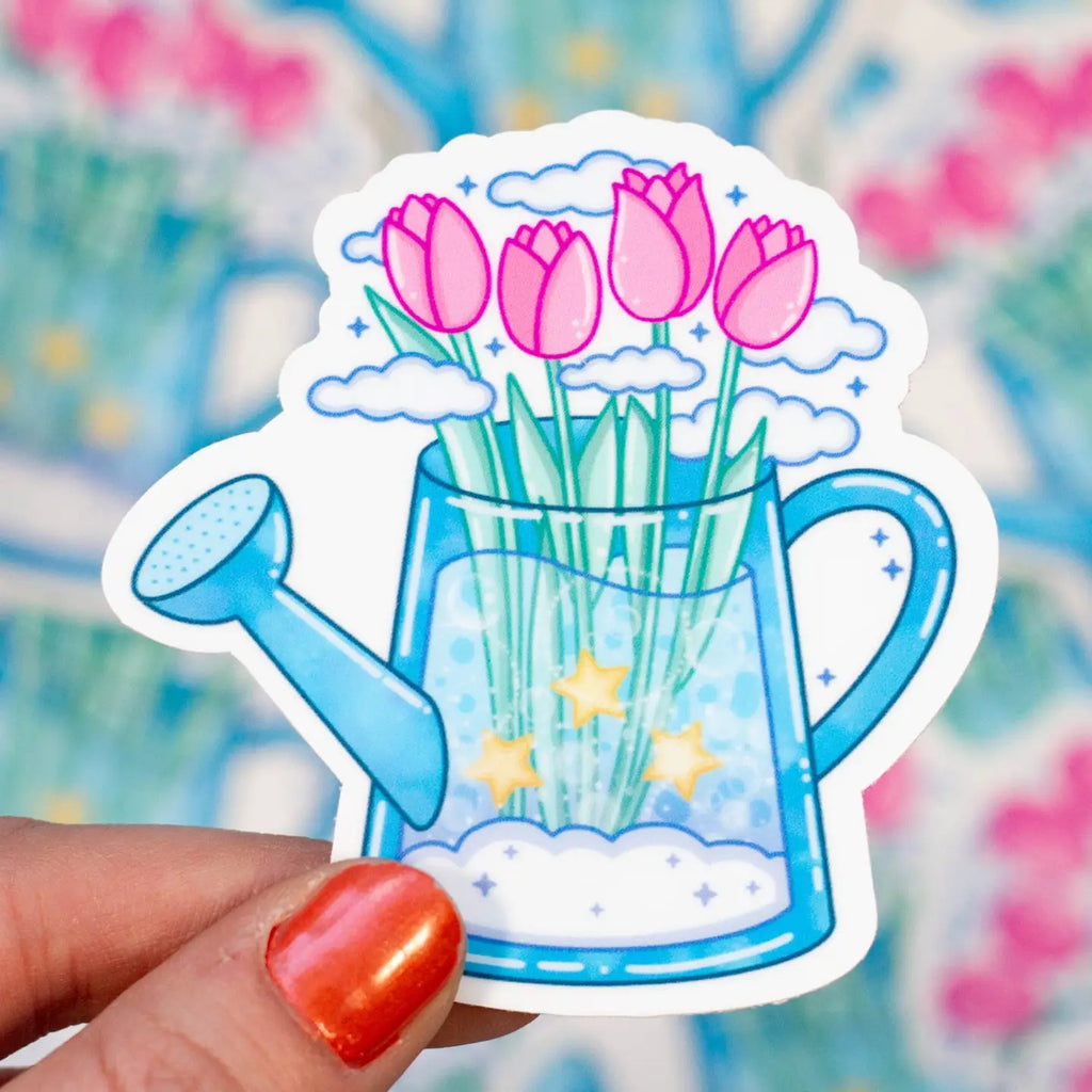Watering Can • Vinyl Sticker • Unicorn Eclipse