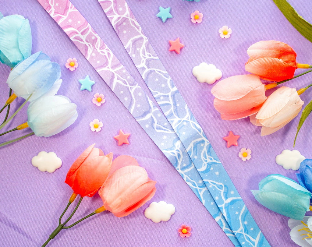Vaporwave Waters Lanyard • Unicorn Eclipse