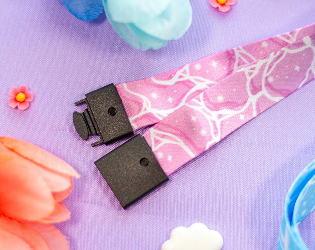 Vaporwave Waters Lanyard • Unicorn Eclipse
