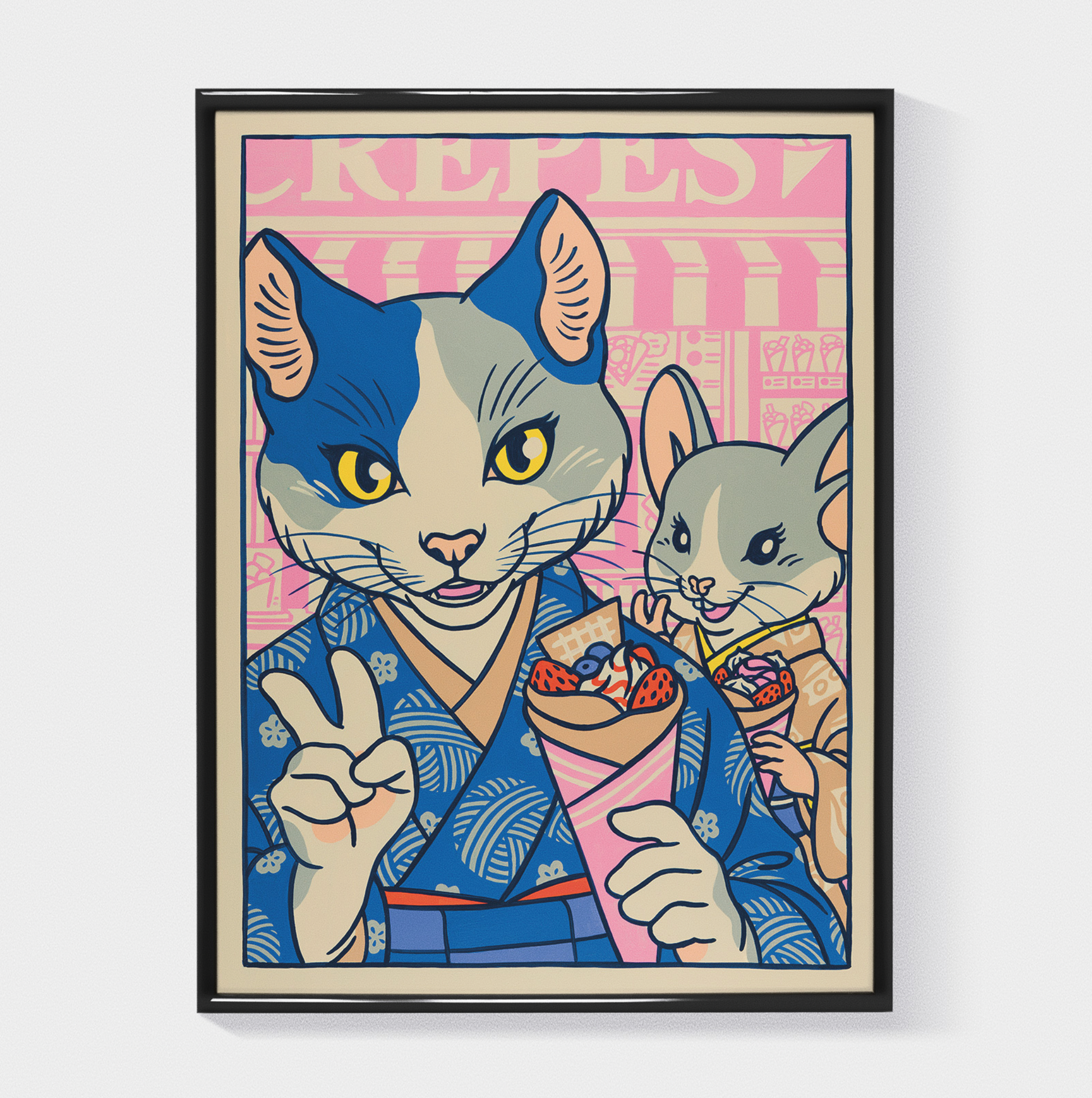 Harajuku Pals • A4 Poster • Yeaaah! Studio