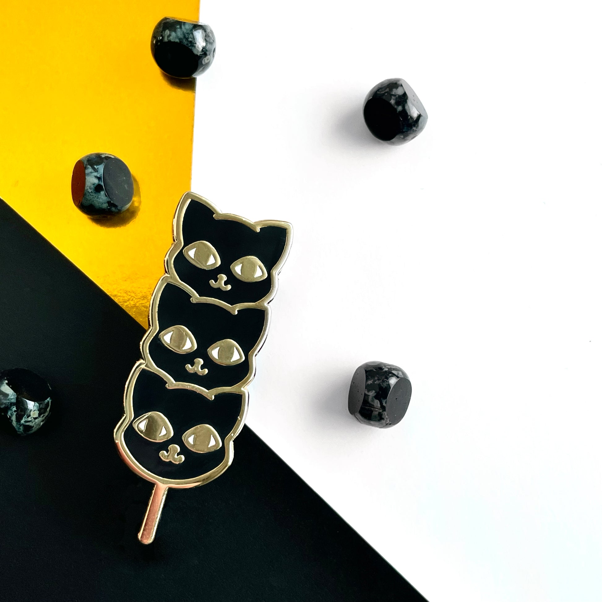 Nyango Kitty Dango • Enamel Pin • Shishido Creative