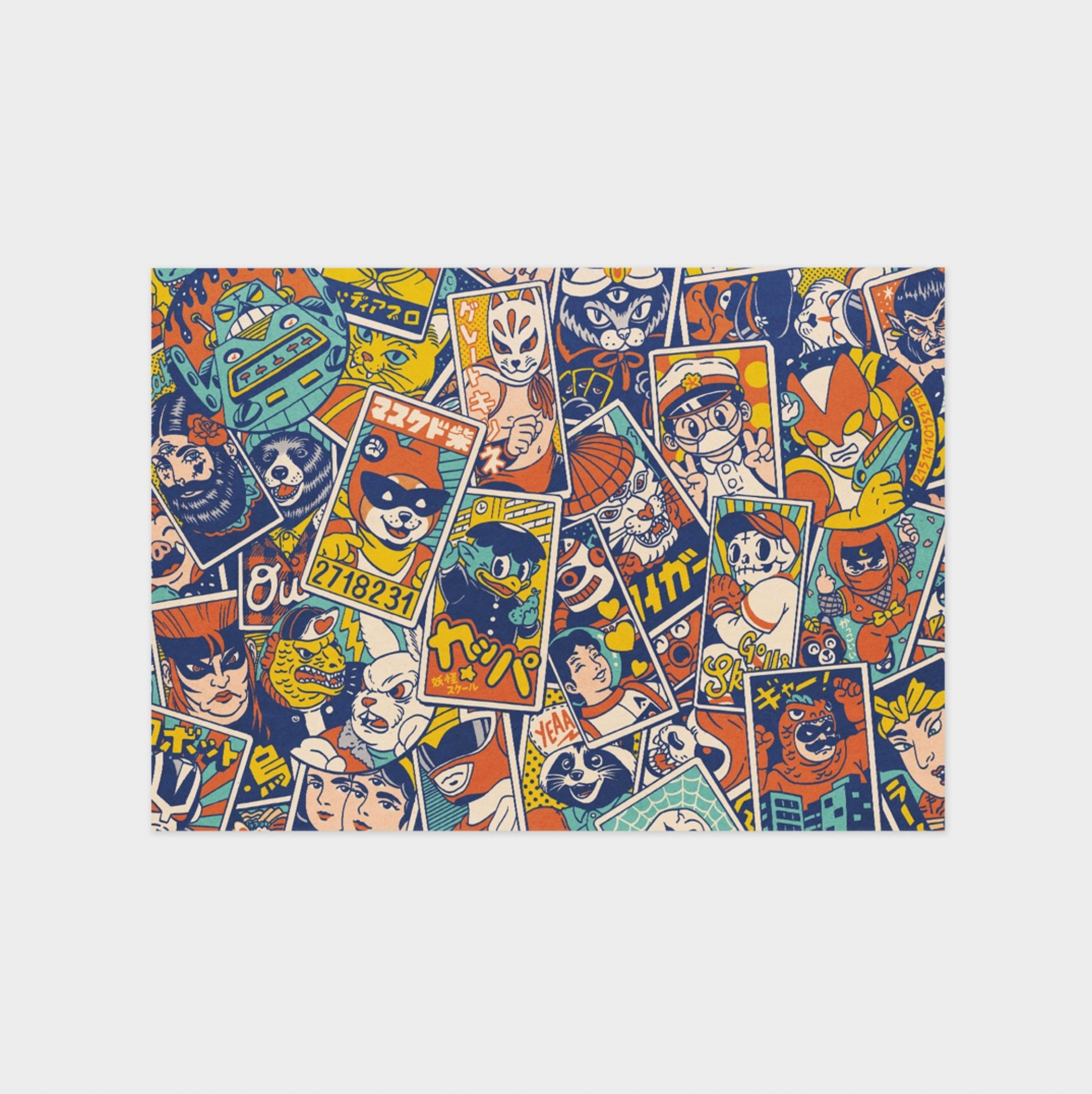 Menko • 4x6 Postcard Print • Yeaaah! Studio