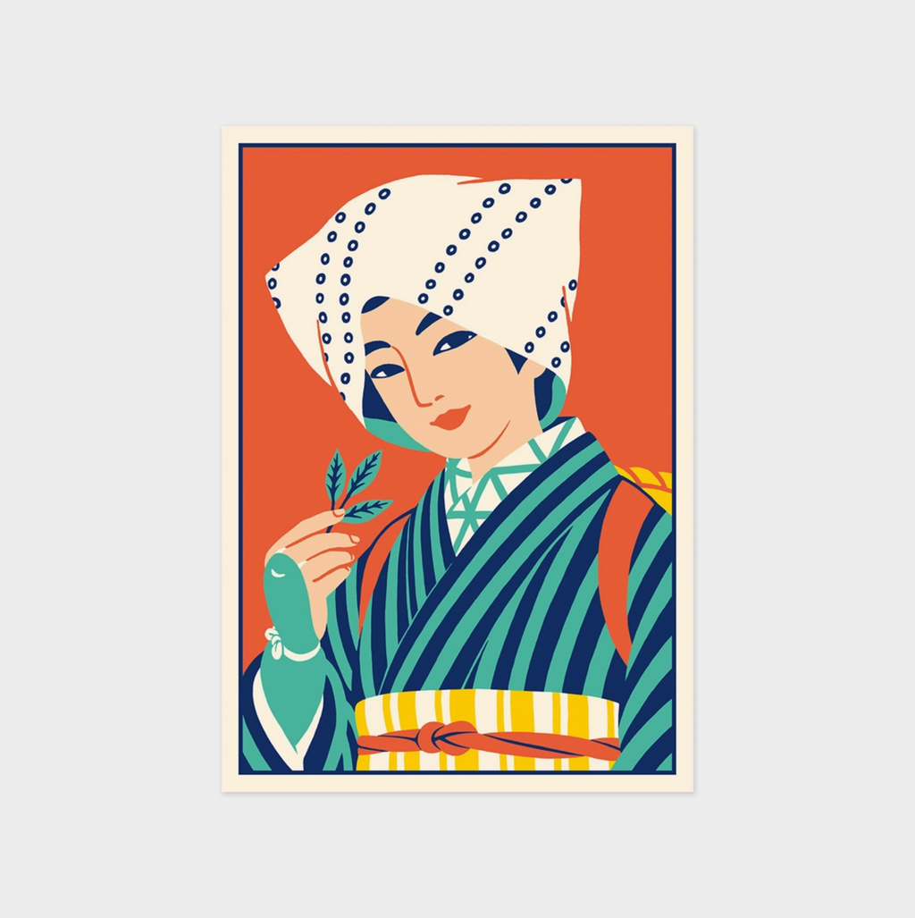 Tea Picker • 4x6 Postcard Print • Yeaaah! Studio