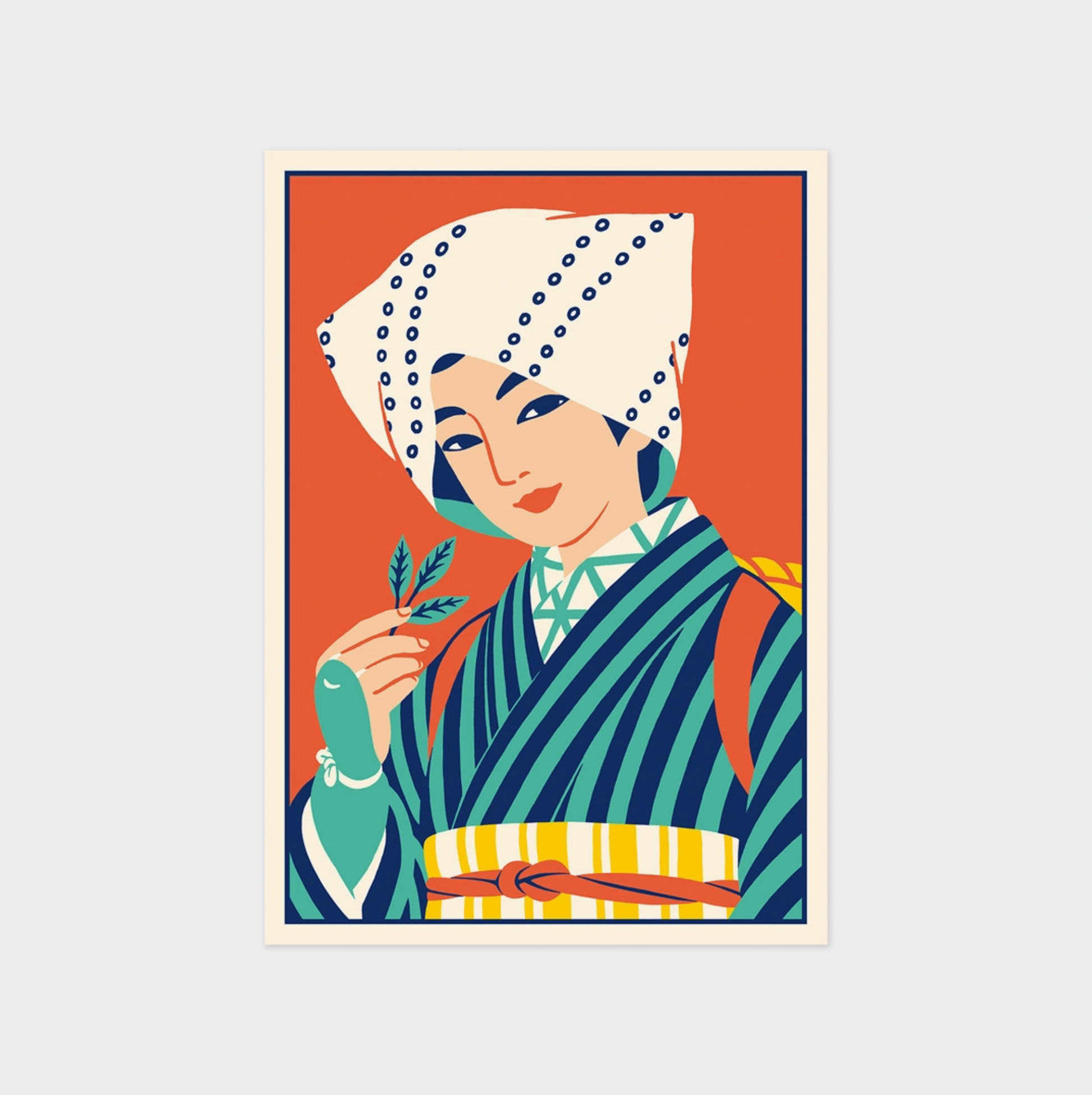 Tea Picker • 4x6 Postcard Print • Yeaaah! Studio