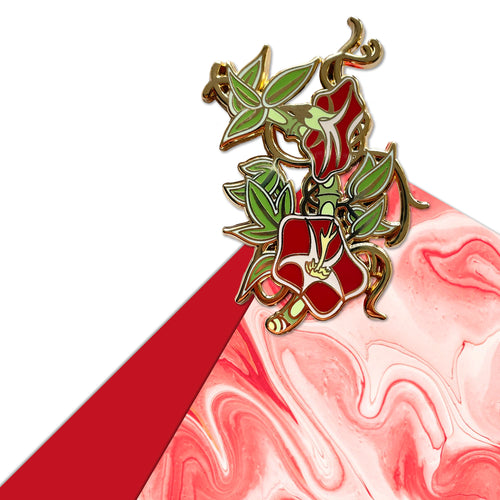 Asagao / Morning Glory • Enamel Pin • Shishido Creative